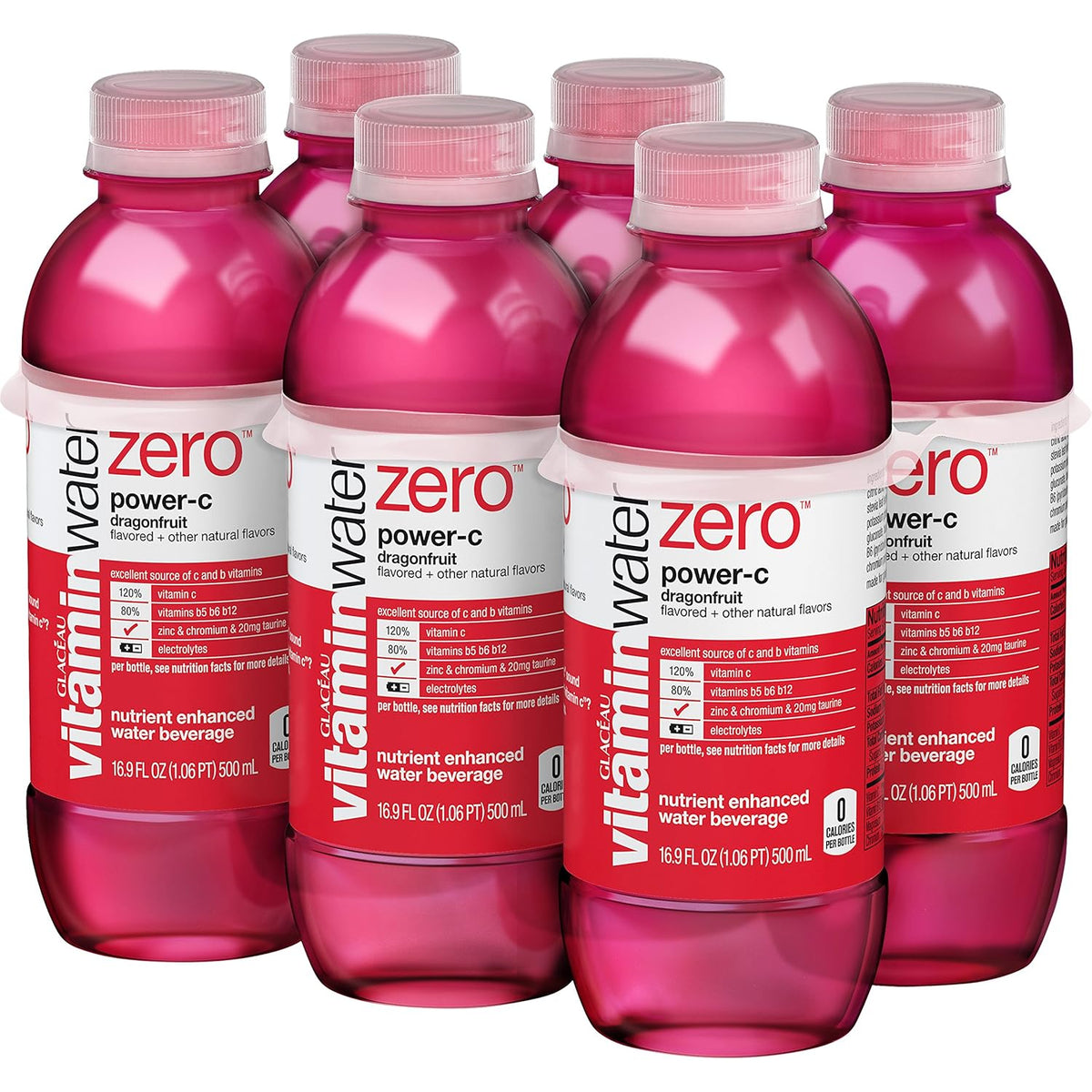 16.9 fl oz 6 Pack Vitaminwater Zero O896