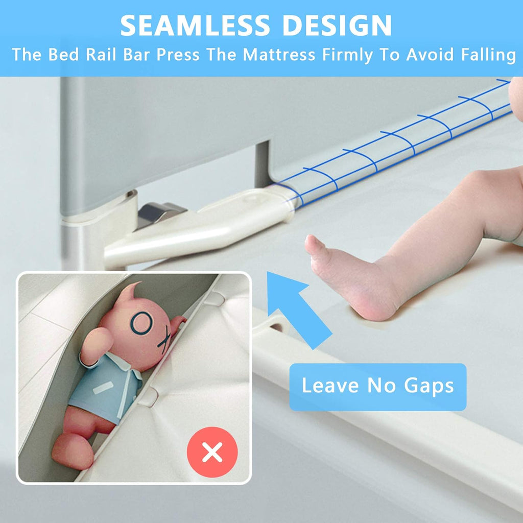 Collapsible Toddler Bed Rail for Queen Size Bed T288456