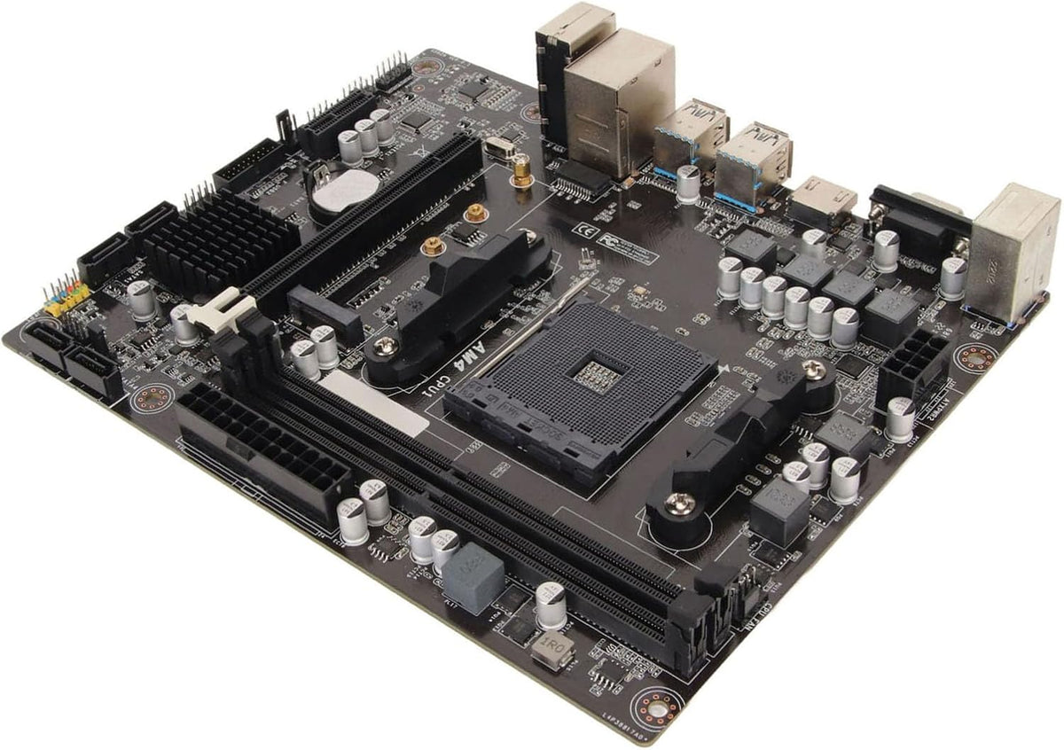 AMD A520 M ATX Motherboard, AM4 M.2 NVME USB3.0 Dual Channel DDR4 Memory PCIe X16 SATA 6Gbs Desktop Motherboard T38563