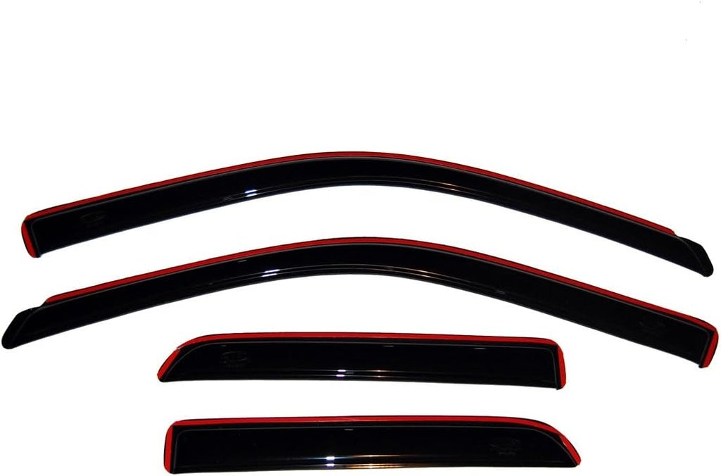 Dark Smoke Side Window Deflector 4-Piece Set R969