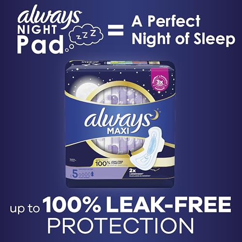 20 Count Heavy Overnight Maxi Pads with Wings F518