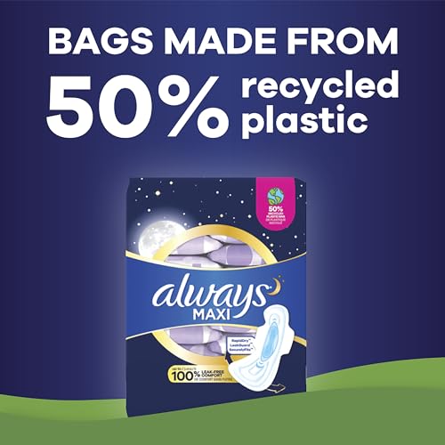 20 Count Heavy Overnight Maxi Pads with Wings F518