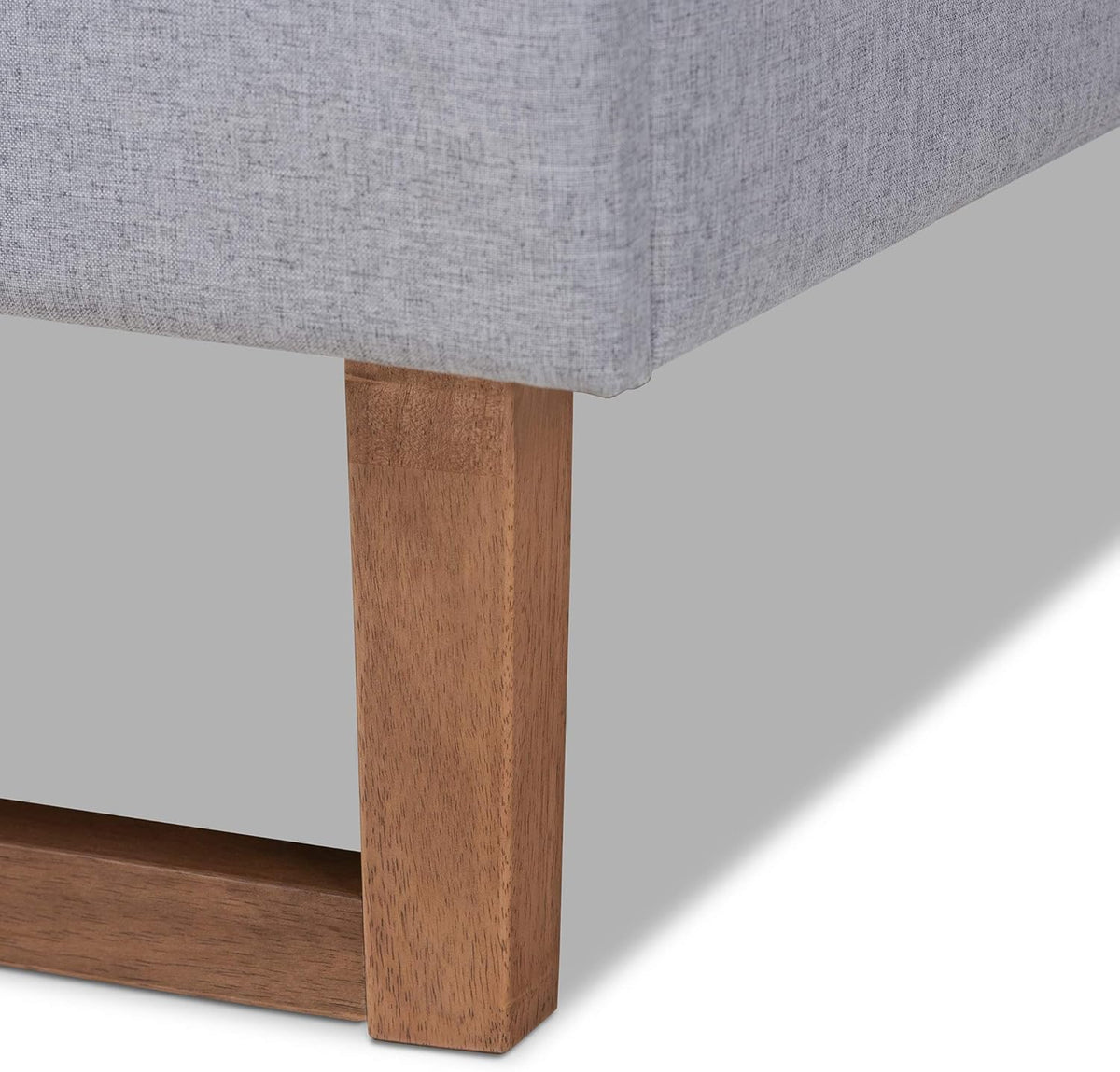 Full Light Grey Platform Bed Z81233