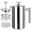 34oz Stainless Steel French Press Coffee Maker O312