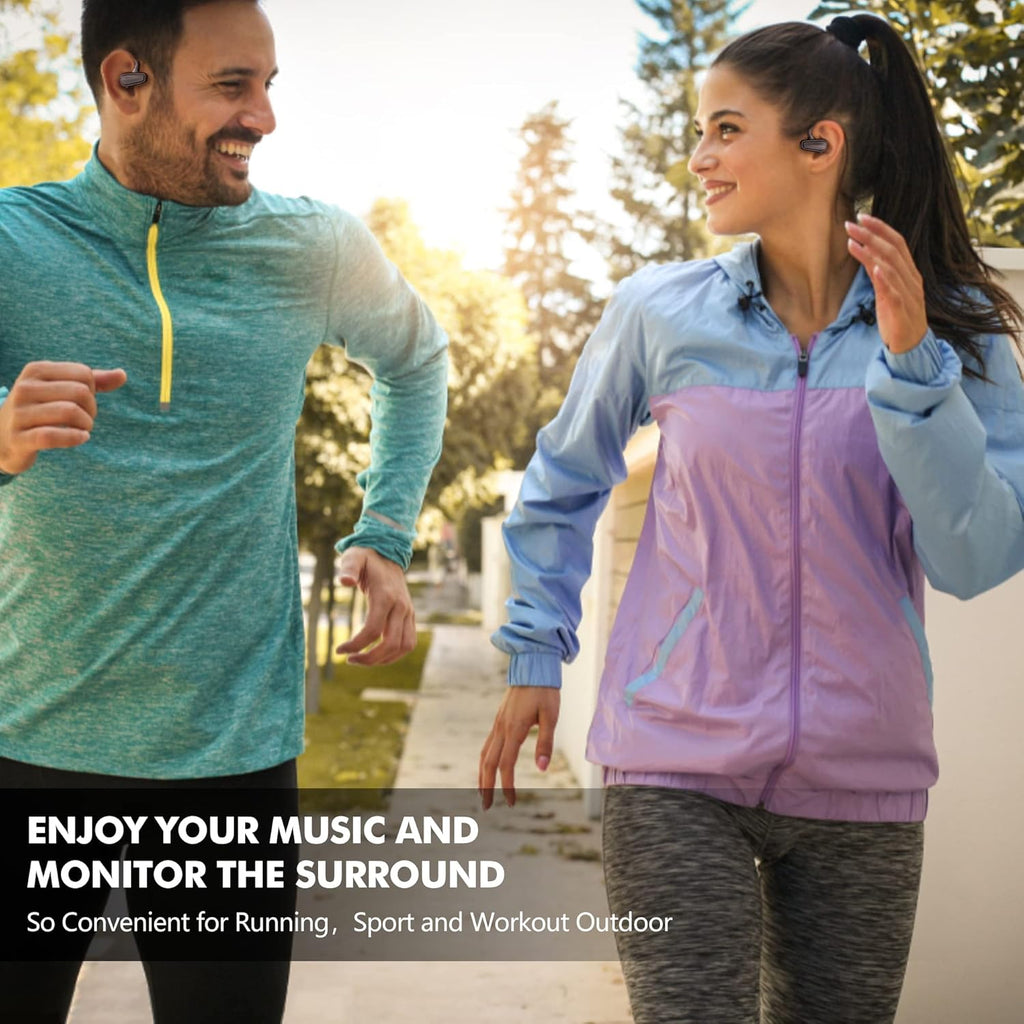 Open Ear Wireless Earbuds with Earhooks, 18 Hours Playtime, IPX7 Waterproof F226