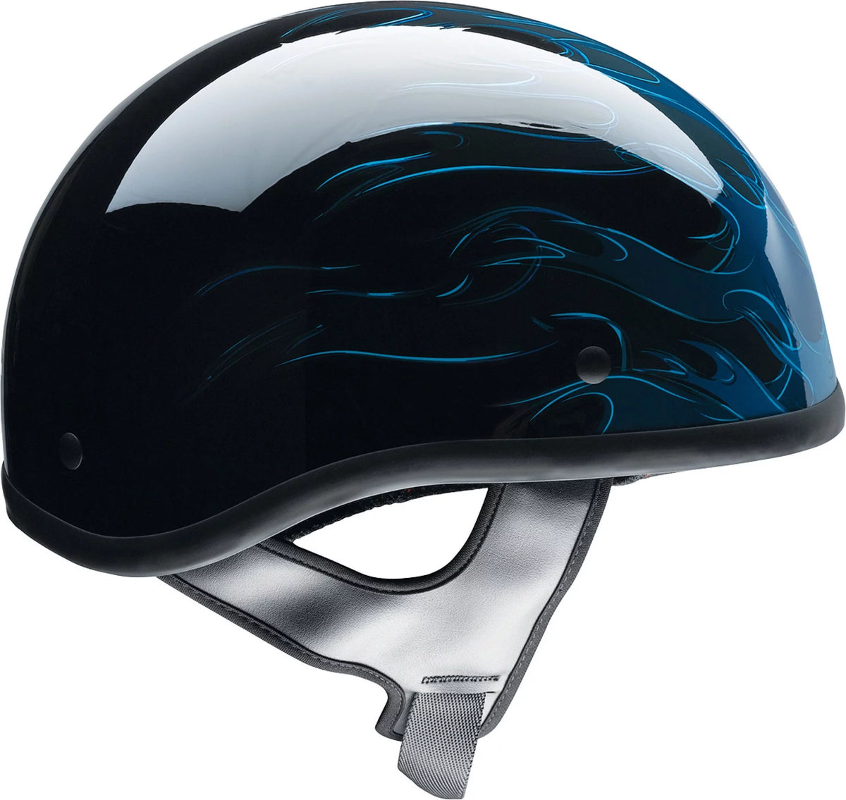 Blue Motorcycle Half Helmet V5080