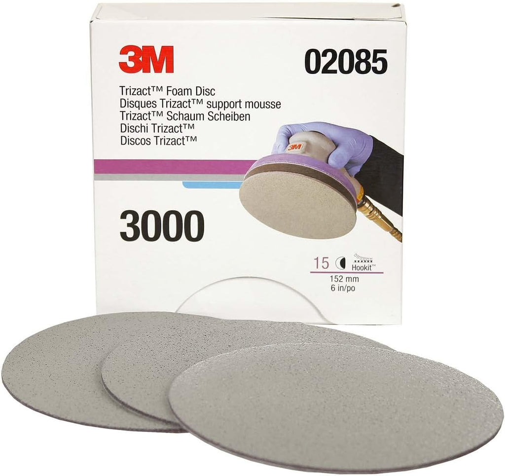 6 in P3000 Foam Disc Pack of 2 P225