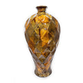 20 in. Gold Copper & Brown Floor Vase K46286