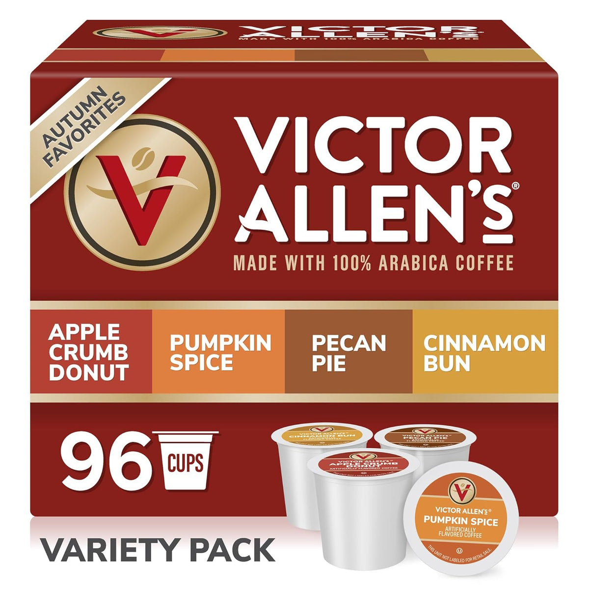 Autumn Favorites Variety Pack Coffee Pods, 96 Count R62402