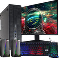 Desktop Computer PC, Intel Core i7 4th Gen, 16GB RAM, 1TB HDD, 22 inch Monitor, RGB Speaker, Keyboard Mouse, WiFi Windows 10 Pro 64-Bit (Renewed) H914