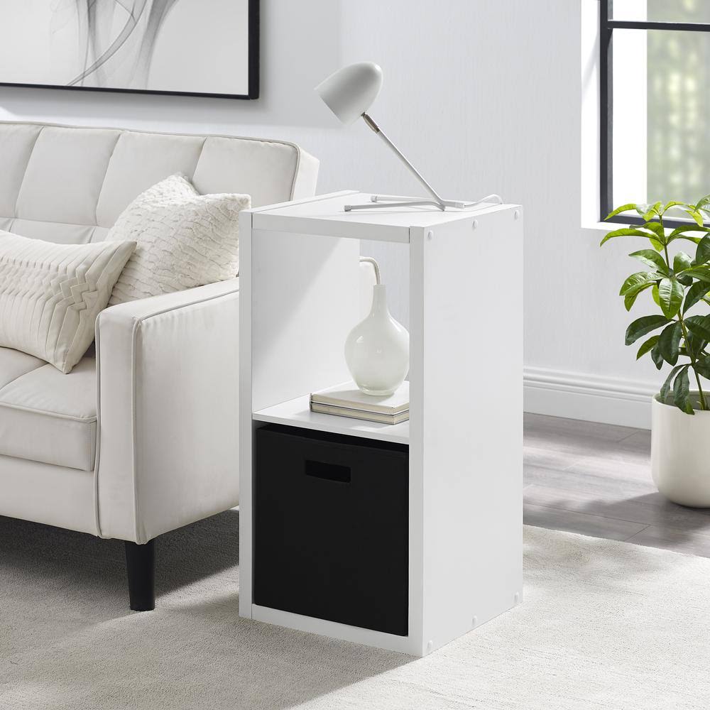 White 2 Cubby Storage Cabinet M95246