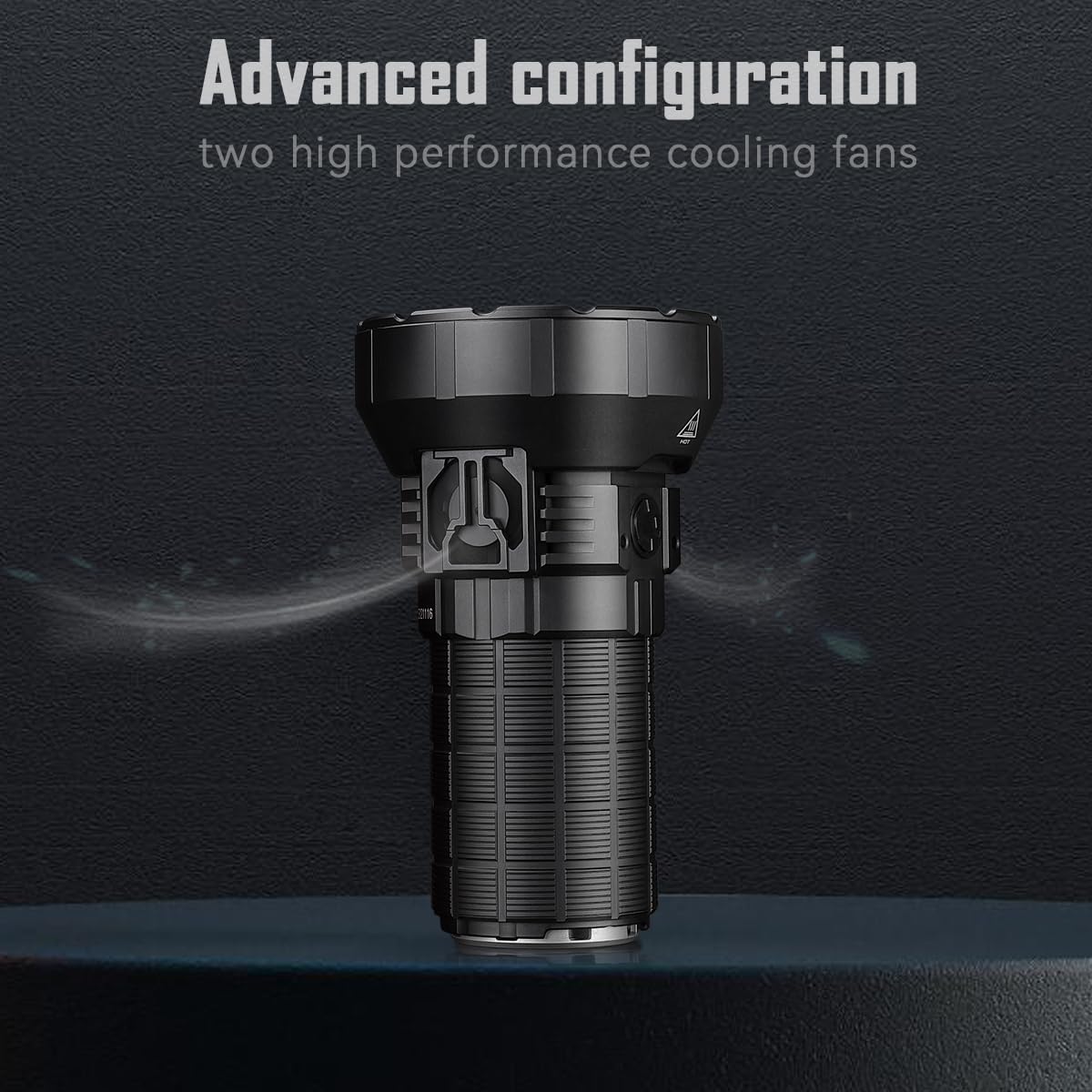 Rechargeable Flashlight 50000 Lumens with Cree XHP 70.2 LEDs A4891