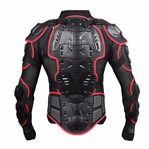 Motorcycle Full Body Armor Protective Jacket Guard ATV Motocross Gear Shirt Q86762
