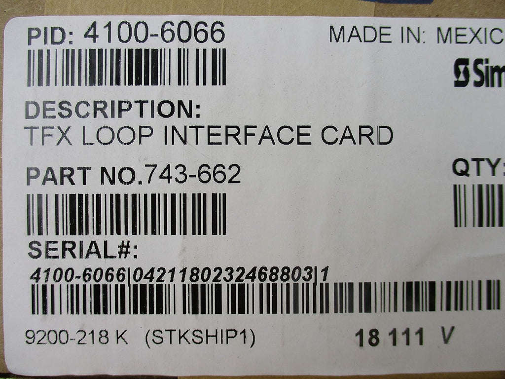 Loop Interface Card B31232