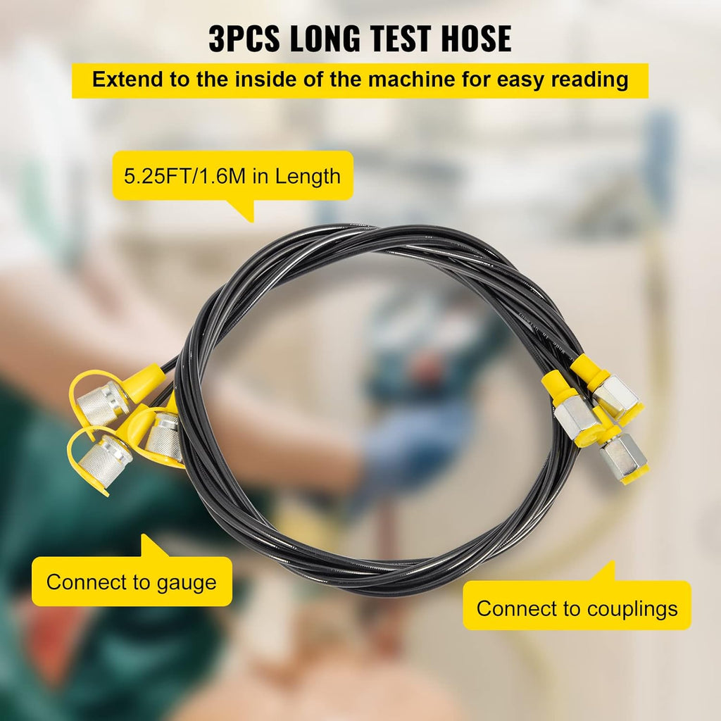Hydraulic Pressure Test Kit 25/40/60Mpa 9 Couplings O30799