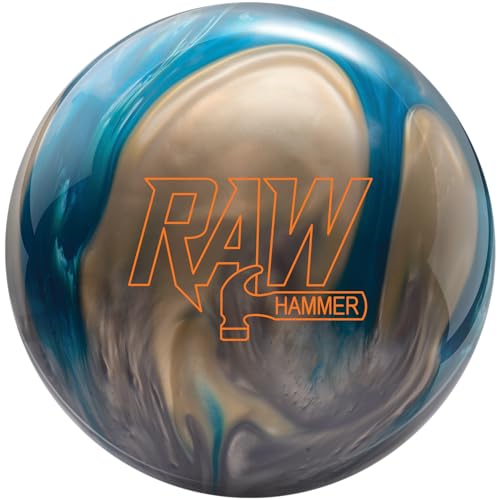 Hammer Raw Blue/Silver Pearl Bowling Ball L6007