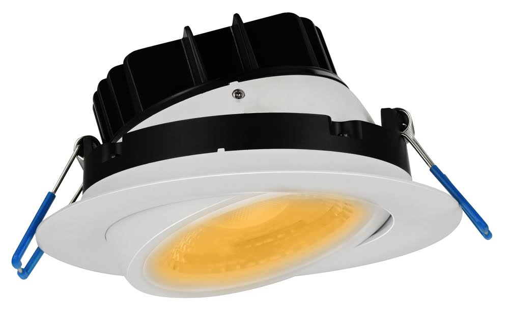 4 inch Round LED Gimbal Light, 11.4W 3500K White F110