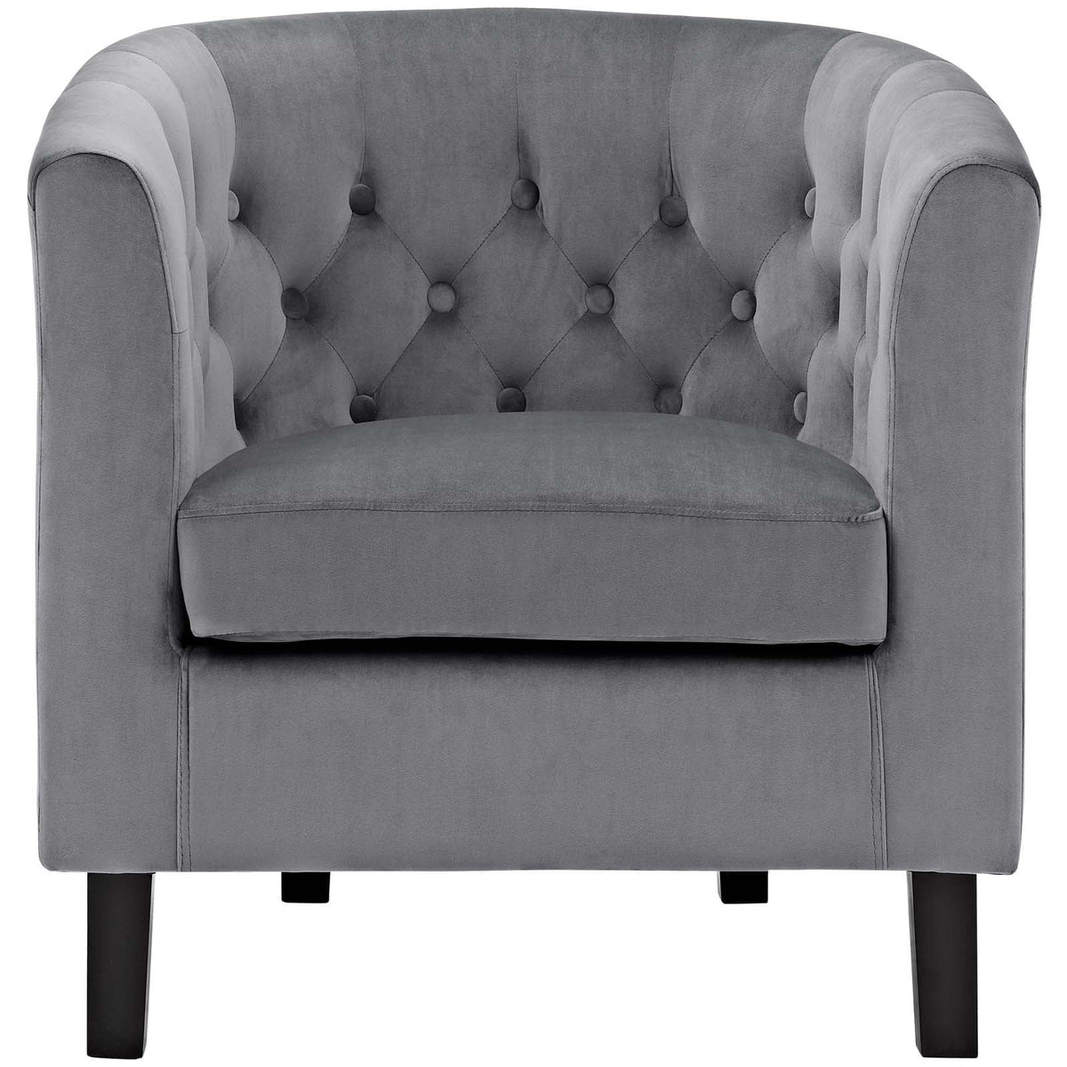 Velvet Upholstered Armchair X73097