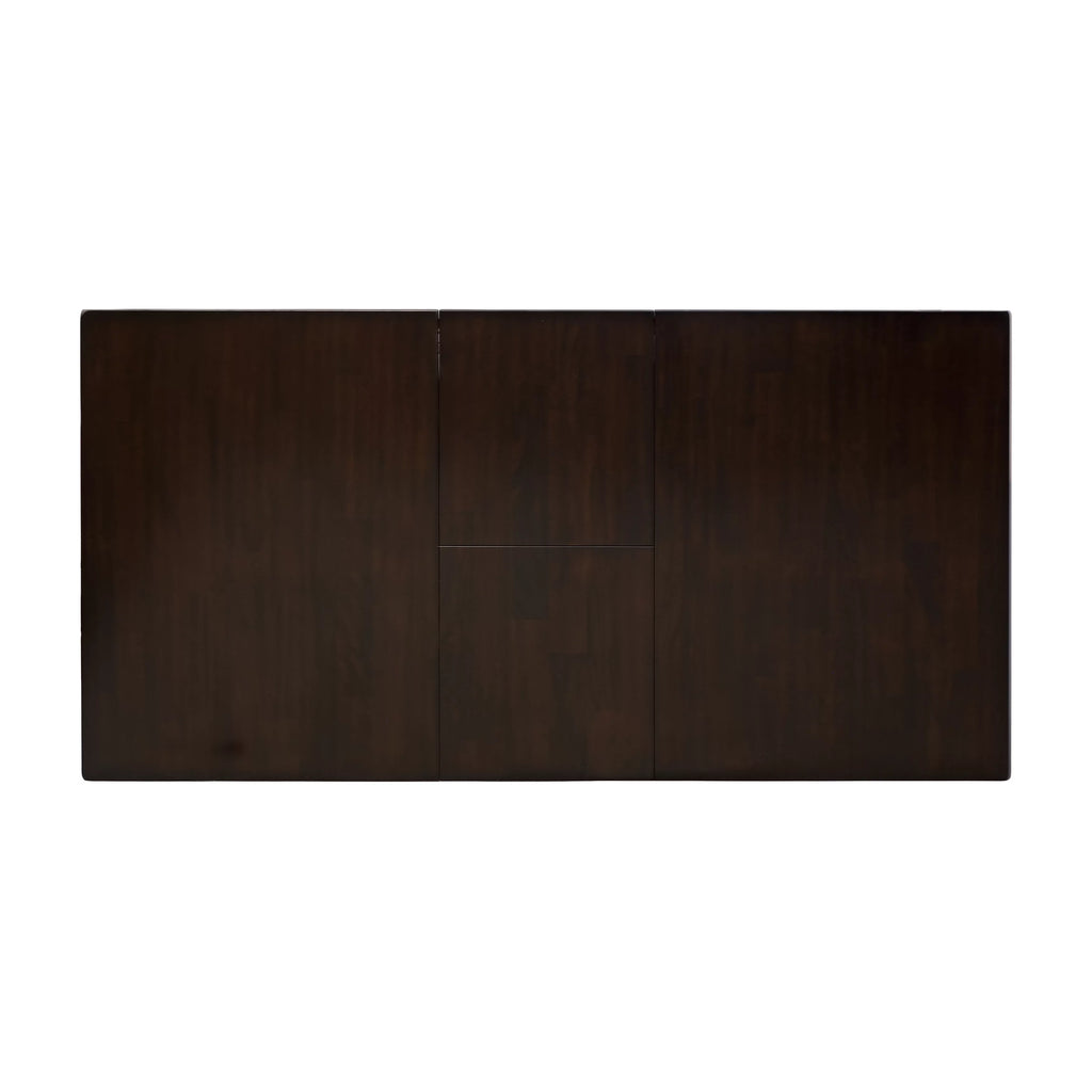5pc Dining Room Table and 4 Side Chairs Merlot Finish K6478