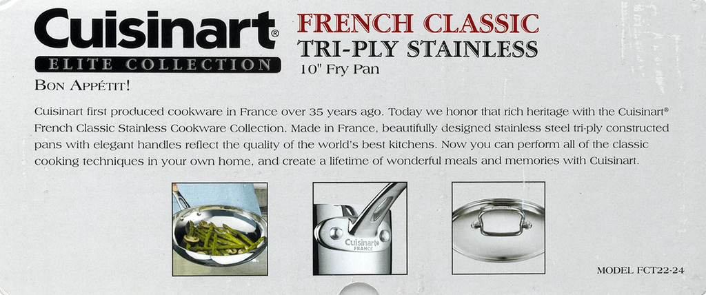 10" Tri-Ply Stainless Fry Pan U297