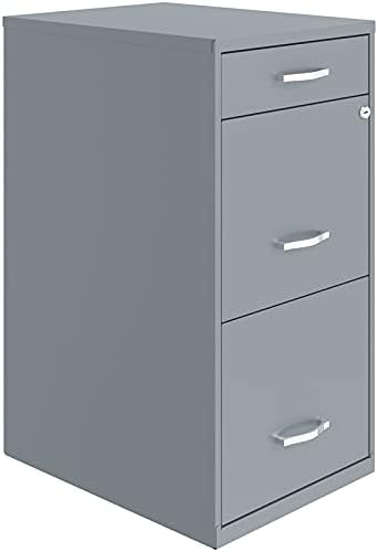 Black 3 Drawer Metal File Cabinet X10999