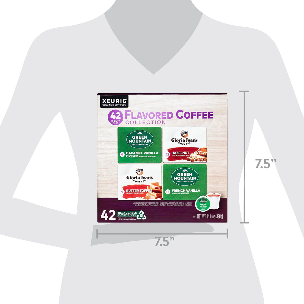 Flavored Variety Coffee K-Cup Pods 42 Count F77127