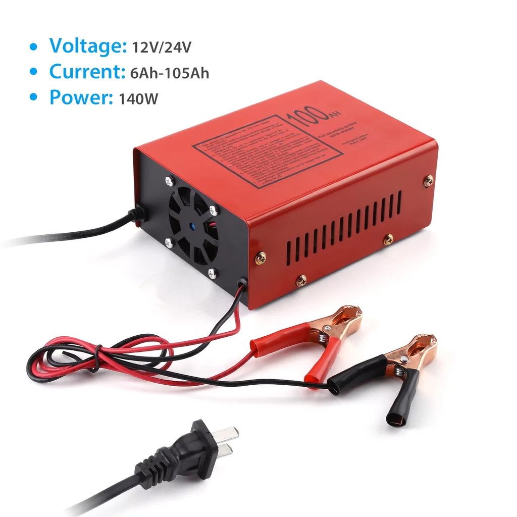 12V/24V Automatic Car Battery Charger B3952