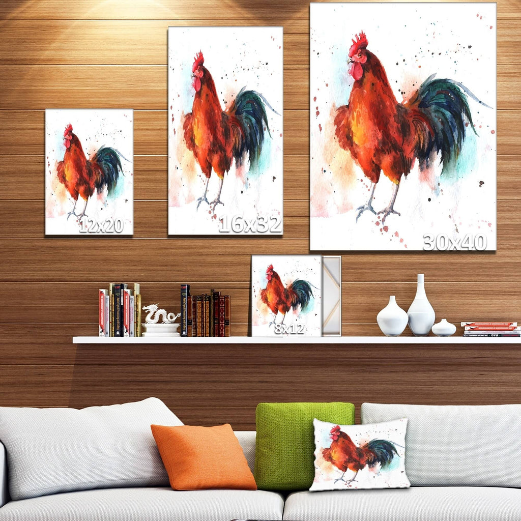 White 12 in. x 20 in. Canvas Print N588785