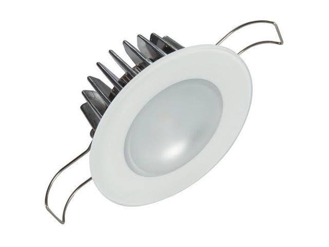 Flush Mount Down Light White Bezel 2-Color White Blue Dimming Y2203