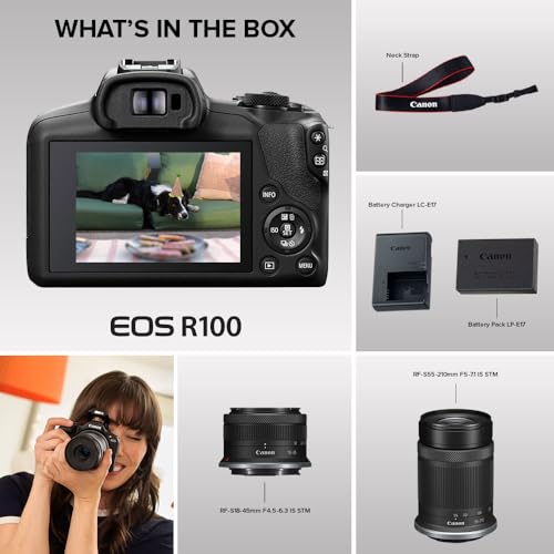 Mirrorless Camera with 24.1 Megapixel CMOS Sensor, 4K Video, Black N962954