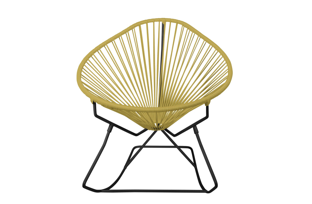 Black/Caramel Rocker Chair F82410