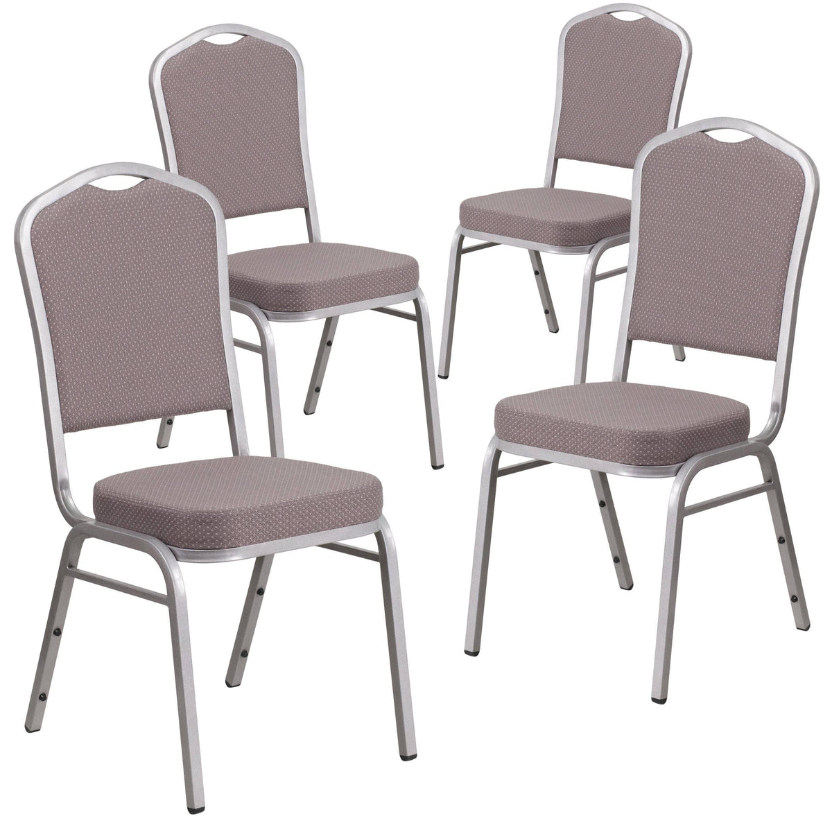 4 Pk Stacking Banquet Chair with 2.5 Thick Seat N855