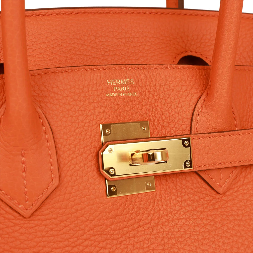 Orange Clemence Leather Handbag N762156