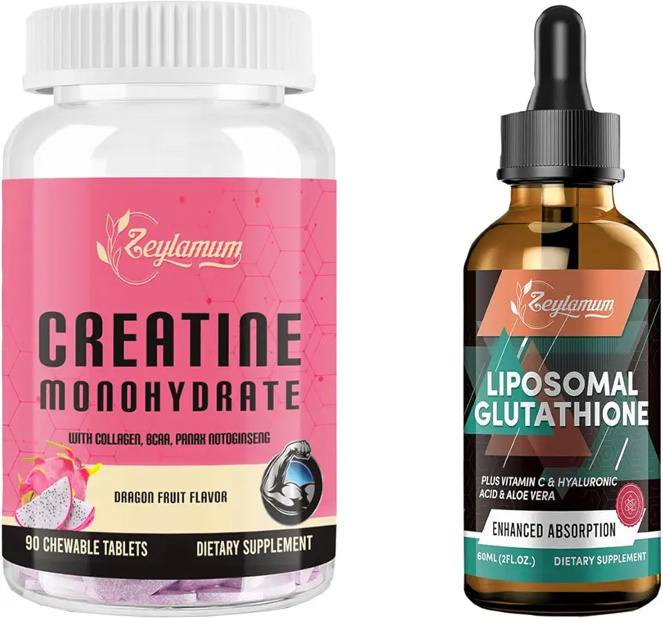 Liposomal Glutathione Liquid & Creatine Monohydrate L4205