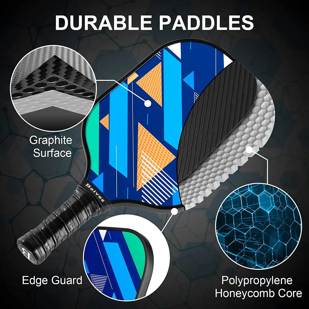 Carbon Fiber Graphite Pickleball Paddles E536398
