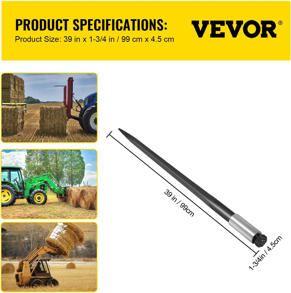 Hay Bale Spear 39 inches 3600 lbs Capacity I479032