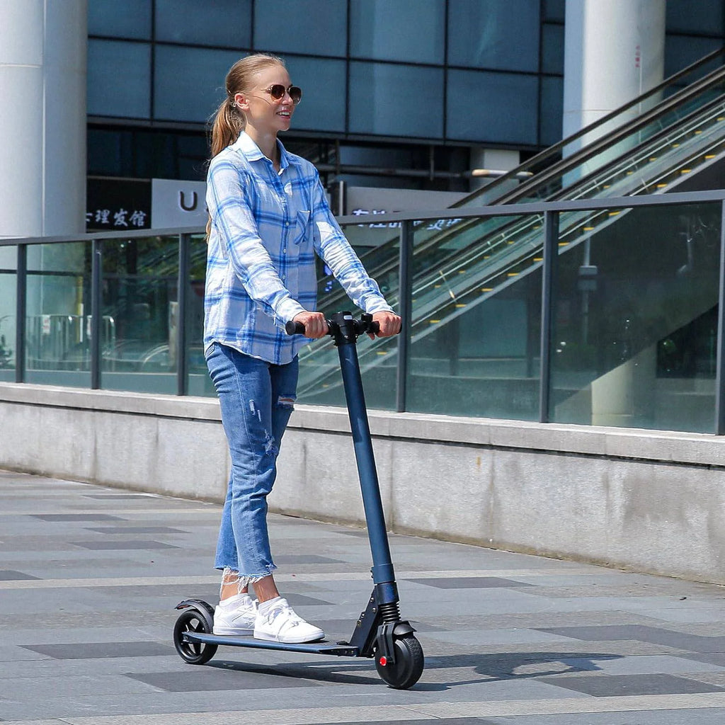 Electric Scooter with 10 Solid Tires, 500W Motor Folding Y201