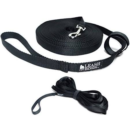 50 ft 3/4 inch Nylon Dog Training Leash with Storage Strap I8426