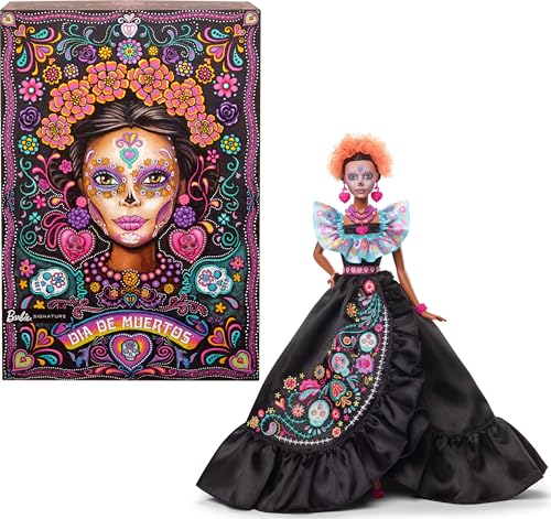 2024 Día De Muertos Collectible Doll in Black Dress H347