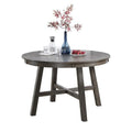 48 in. Round Rubberwood Dining Table B45243