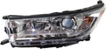 Driver Side Headlight Replacement for Toyota Highlander 2017 2018 2019 LE XLE Model W94989