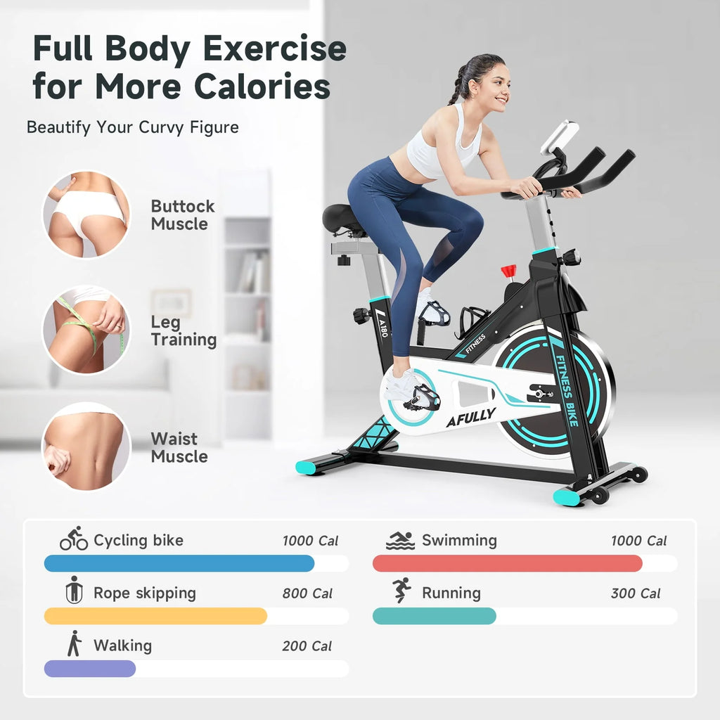 Indoor Cycling Exercise Bike 35 Lbs Flywheel X402405