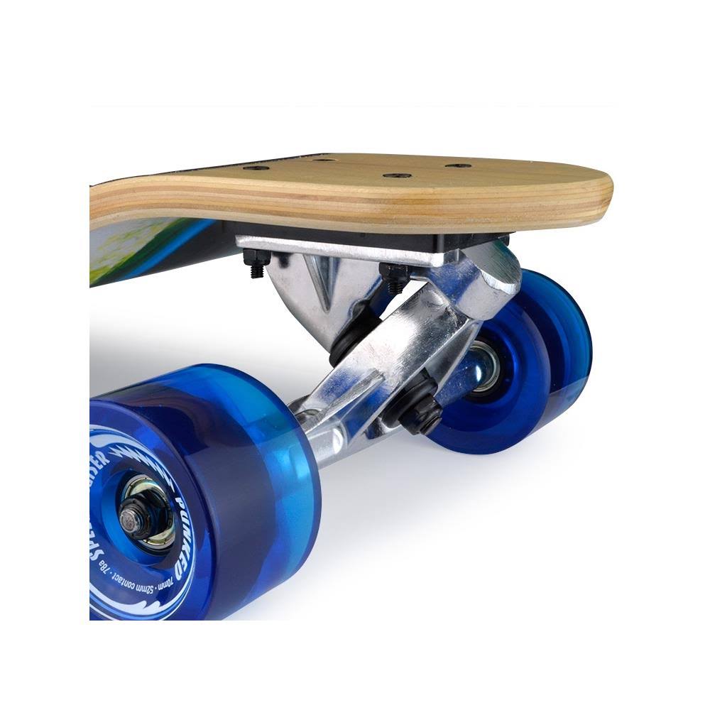 Checker White Drop Down Longboard Complete I80543