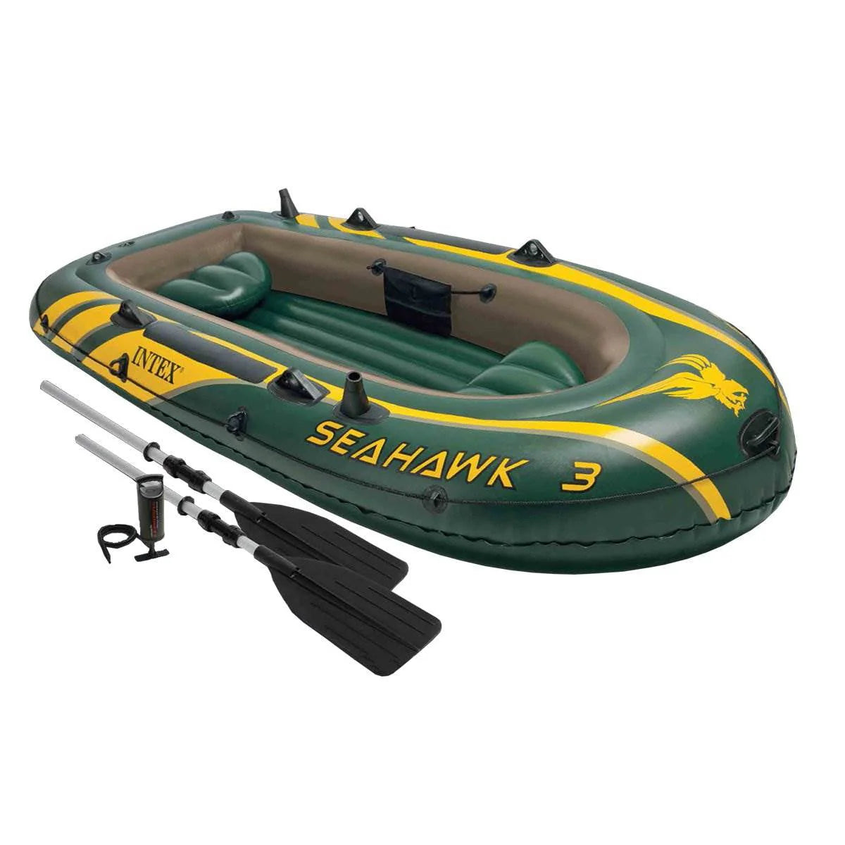 3 Person Inflatable Boat Set with Oars & Pump (2 Pack) E8614