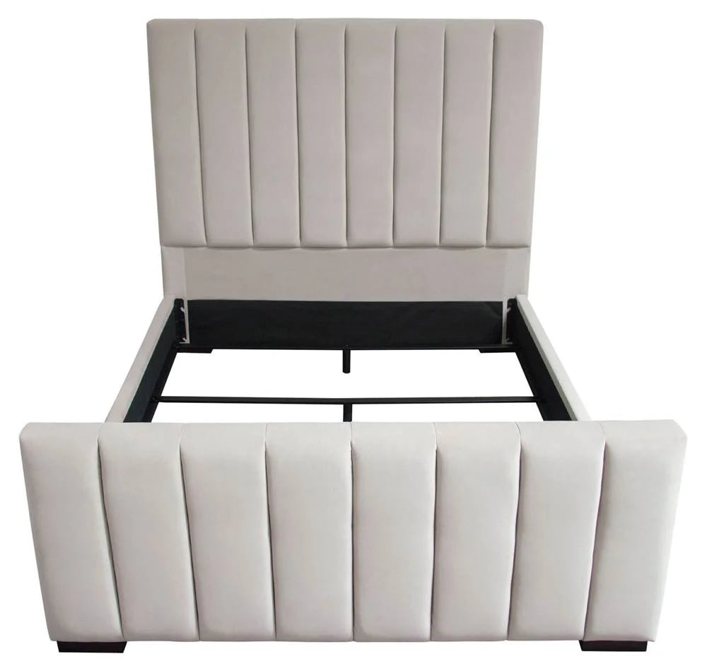 Vertical Channel Tufted Eastern King Bed C72904