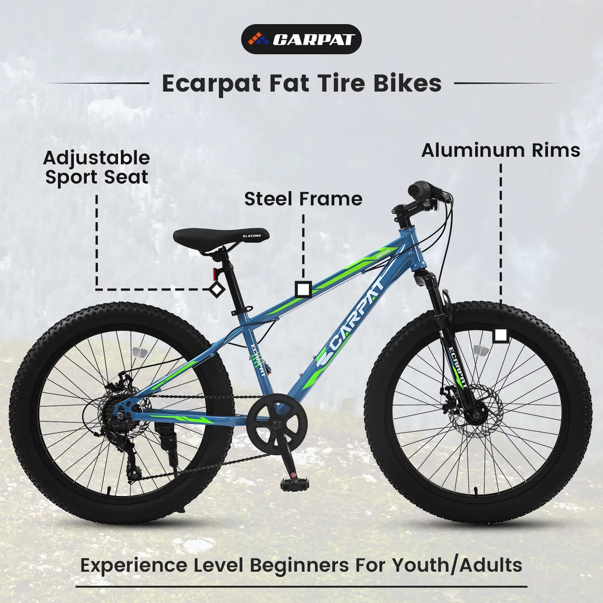 24 inch Mountain Bike with Fat Tires T201