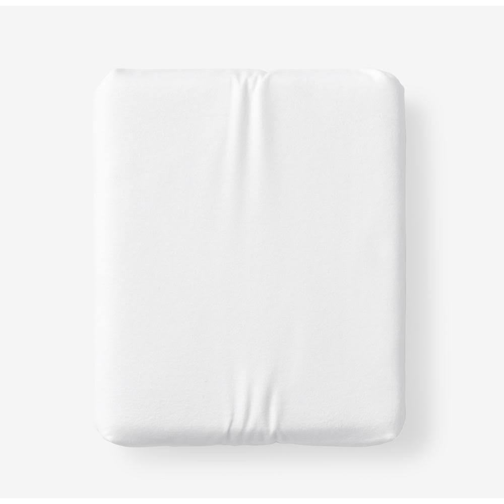 White Solid California King Fitted Sheet H3917