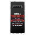 Clear Shockproof Hybrid Case for Samsung Galaxy S10+ with Tempered Glass Screen Protector R135982