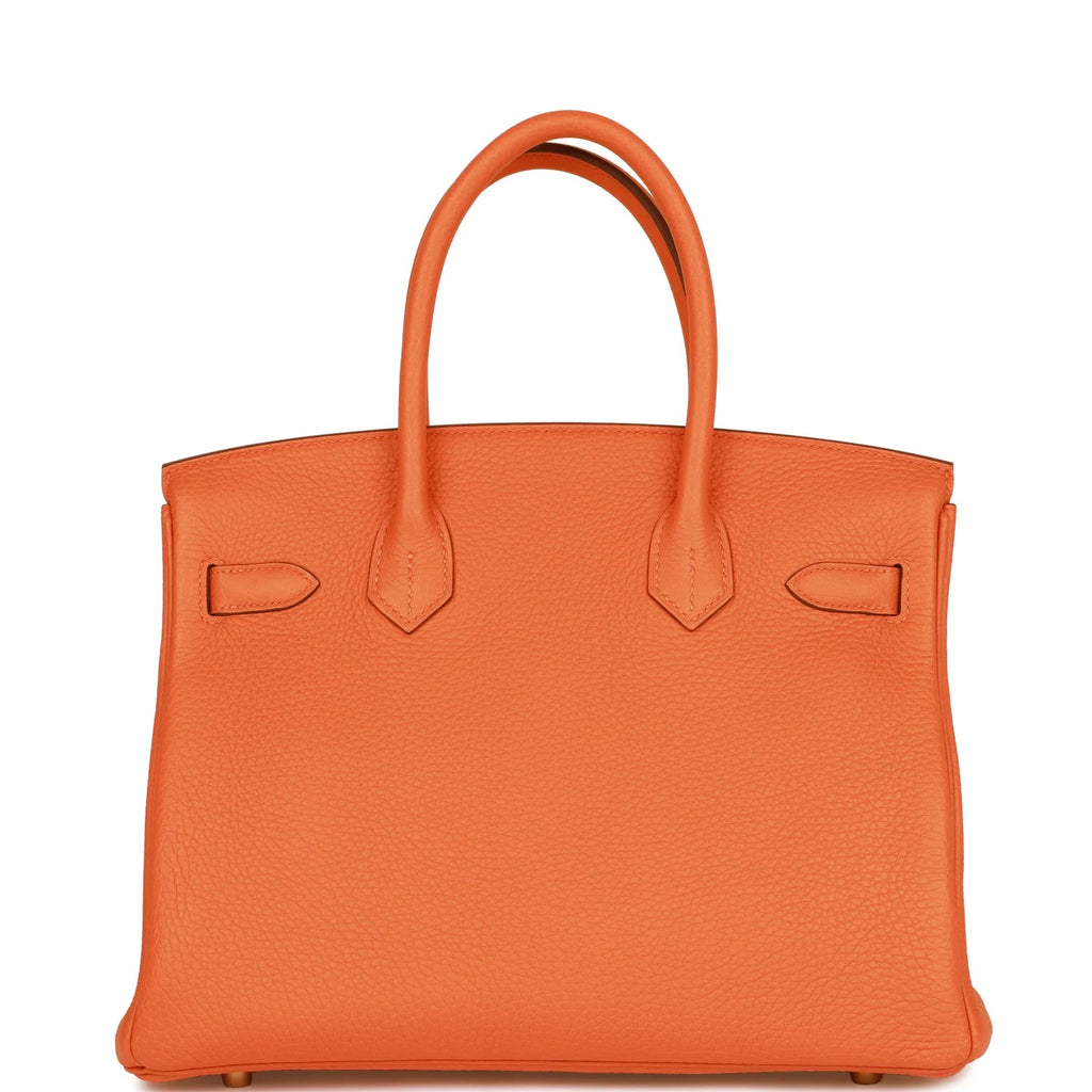 Orange Clemence Leather Handbag N762156