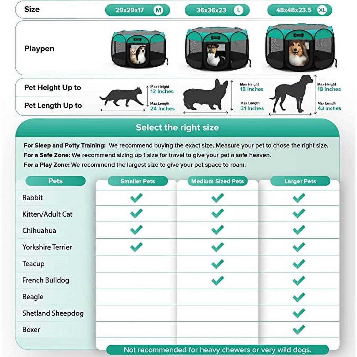 Foldable Pet Playpen P690616